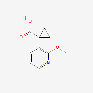 1-(2-Methoxypyridin-3-YL)cyclopropane-1-carboxylic acid