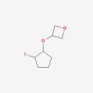 3-[(2-Iodocyclopentyl)oxy]oxetane