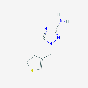 1-(Thiophen-3-ylmethyl)-1H-1,2,4-triazol-3-amine