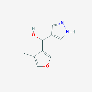 (4-Methylfuran-3-yl)(1H-pyrazol-4-yl)methanol