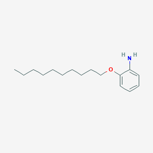 molecular formula C16H27NO B1306836 苯胺，2-(癸氧基)- CAS No. 55792-49-9