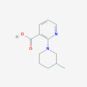 molecular formula C12H16N2O2 B1306837 2-(3-甲基哌啶-1-基)吡啶-3-羧酸 CAS No. 571912-85-1