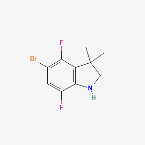 5-Bromo-4,7-difluoro-3,3-dimethyl-2,3-dihydro-1H-indole