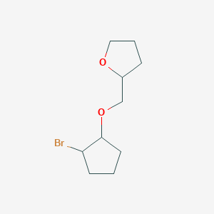 2-([(2-Bromocyclopentyl)oxy]methyl)oxolane