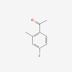 molecular formula C9H9FO B1306853 4'-氟-2'-甲基苯乙酮 CAS No. 446-29-7