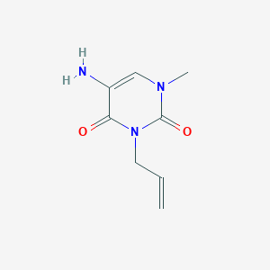 molecular formula C8H11N3O2 B13068540 3-Allyl-5-amino-1-methylpyrimidine-2,4(1h,3h)-dione 