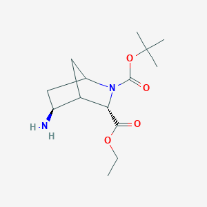 Racemic-(1S,3S,4R,5R)-2-Tert-Butyl3-Ethyl5-Amino-2-Azabicyclo[2.2.1]Heptane-2,3-Dicarboxylate