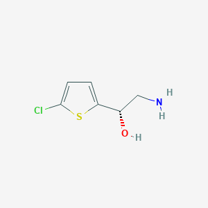 (1S)-2-amino-1-(5-chlorothiophen-2-yl)ethan-1-ol