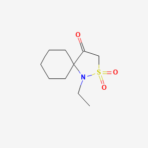 1-Ethyl-2-thia-1-azaspiro[4.5]decan-4-one 2,2-dioxide