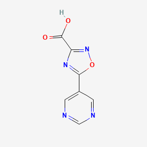 5-(Pyrimidin-5-yl)-1,2,4-oxadiazole-3-carboxylic acid