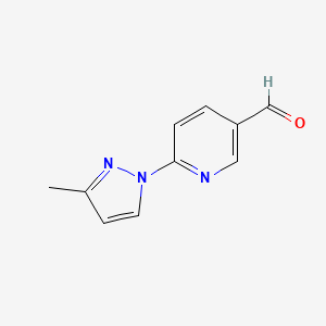 6-(3-Methyl-1H-pyrazol-1-YL)pyridine-3-carbaldehyde