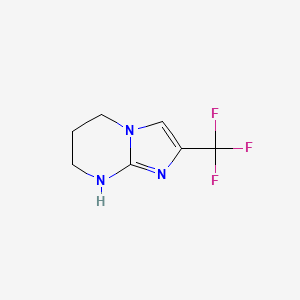 2-(Trifluoromethyl)-5H,6H,7H,8H-imidazo[1,2-a]pyrimidine