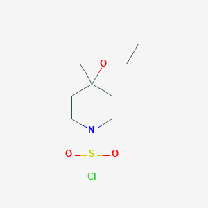 4-Ethoxy-4-methylpiperidine-1-sulfonyl chloride