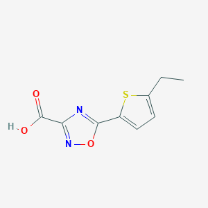 5-(5-Ethylthiophen-2-yl)-1,2,4-oxadiazole-3-carboxylic acid