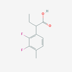 molecular formula C11H12F2O2 B13068771 2-(2,3-Difluoro-4-methylphenyl)butanoic acid 