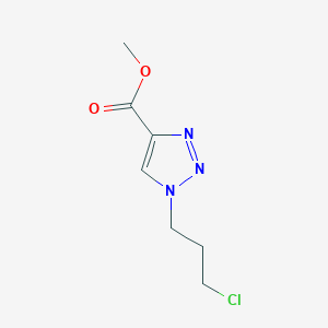 Methyl 1-(3-chloropropyl)-1H-1,2,3-triazole-4-carboxylate