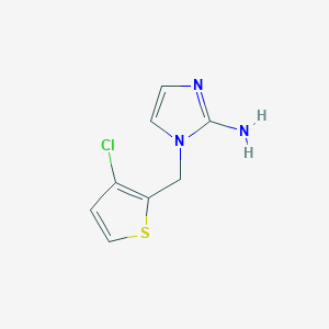 1-[(3-Chlorothiophen-2-yl)methyl]-1H-imidazol-2-amine