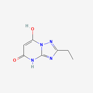 2-Ethyl-7-hydroxy-4H,5H-[1,2,4]triazolo[1,5-a]pyrimidin-5-one