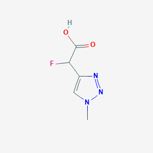 2-Fluoro-2-(1-methyl-1H-1,2,3-triazol-4-yl)acetic acid