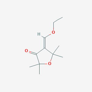 4-(Ethoxymethylidene)-2,2,5,5-tetramethyloxolan-3-one