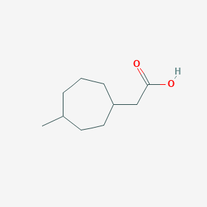 2-(4-Methylcycloheptyl)acetic acid