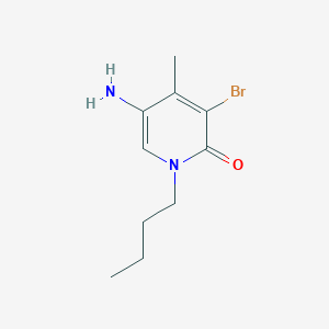 5-Amino-3-bromo-1-butyl-4-methyl-1,2-dihydropyridin-2-one