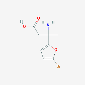 3-Amino-3-(5-bromofuran-2-yl)butanoic acid