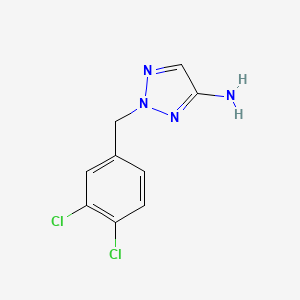 2-[(3,4-Dichlorophenyl)methyl]-2H-1,2,3-triazol-4-amine