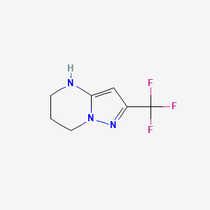 2-(Trifluoromethyl)-4H,5H,6H,7H-pyrazolo[1,5-a]pyrimidine