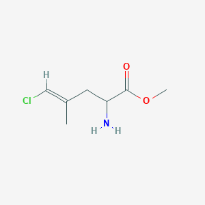 Methyl 2-amino-5-chloro-4-methylpent-4-enoate