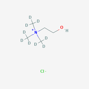 molecular formula C5H14ClNO B130692 甲基-D9-胆碱氯化物 CAS No. 61037-86-3