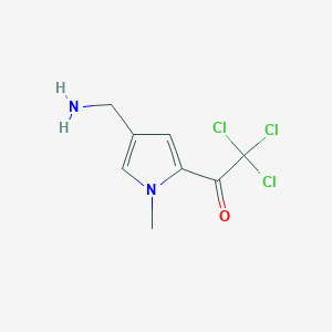 1-[4-(aminomethyl)-1-methyl-1H-pyrrol-2-yl]-2,2,2-trichloroethan-1-one