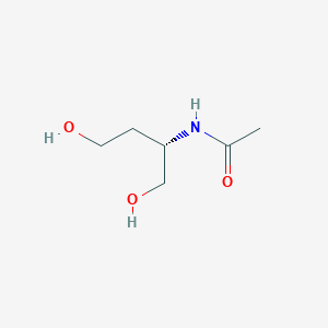 molecular formula C6H13NO3 B13069245 (S)-N-(1,4-Dihydroxybutan-2-yl)acetamide 