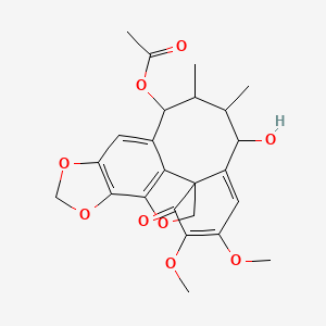 molecular formula C24H26O9 B13069260 LongipedlignanH 