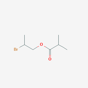 molecular formula C7H13BrO2 B13069281 2-Bromopropyl 2-methylpropanoate CAS No. 110204-47-2