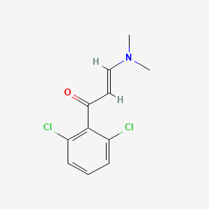 molecular formula C11H11Cl2NO B13069462 1-(2,6-Dichlorophenyl)-3-(dimethylamino)prop-2-en-1-one 