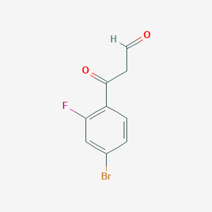 3-(4-Bromo-2-fluorophenyl)-3-oxopropanal