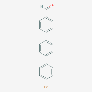 molecular formula C19H13BrO B13069498 4-[4-(4-bromophenyl)phenyl]benzaldehyde 