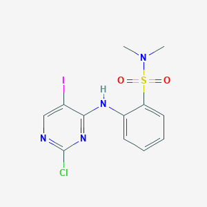 2-((2-Chloro-5-iodopyrimidin-4-yl)amino)-N,N-dimethylbenzenesulfonamide