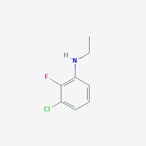 3-chloro-N-ethyl-2-fluoroaniline