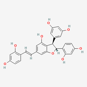 molecular formula C28H22O8 B13069641 GnetumontaninA 