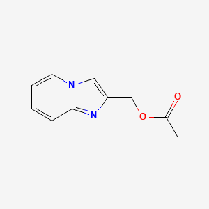 molecular formula C10H10N2O2 B13069666 Imidazo[1,2-a]pyridin-2-ylmethyl acetate 