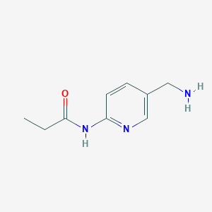 N-[5-(aminomethyl)pyridin-2-yl]propanamide