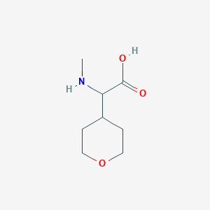 2-(Methylamino)-2-(oxan-4-yl)acetic acid