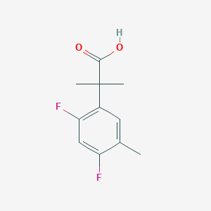 2-(2,4-Difluoro-5-methylphenyl)-2-methylpropanoic acid