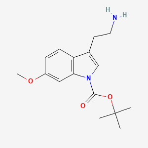 Tert-butyl 3-(2-aminoethyl)-6-methoxy-1H-indole-1-carboxylate