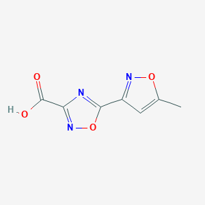 5-(5-Methylisoxazol-3-yl)-1,2,4-oxadiazole-3-carboxylic acid