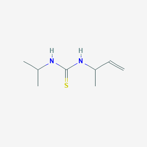 molecular formula C8H16N2S B13069831 3-(But-3-en-2-yl)-1-(propan-2-yl)thiourea 