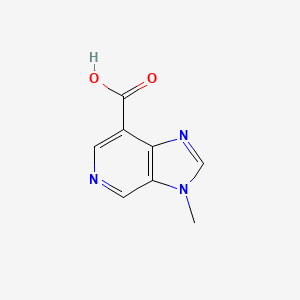 molecular formula C8H7N3O2 B13069867 3-Methyl-3H-imidazo[4,5-c]pyridine-7-carboxylic acid 