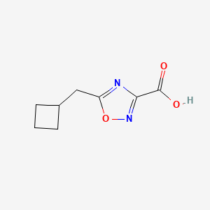 5-(Cyclobutylmethyl)-1,2,4-oxadiazole-3-carboxylic acid